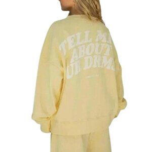 Drmers club sunshine yellow sweatshirt xs